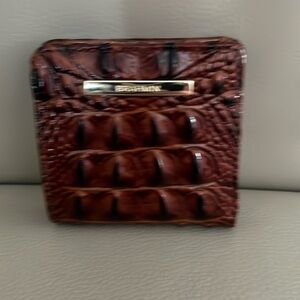 Brahmin Bifold Wallet BROWN leather